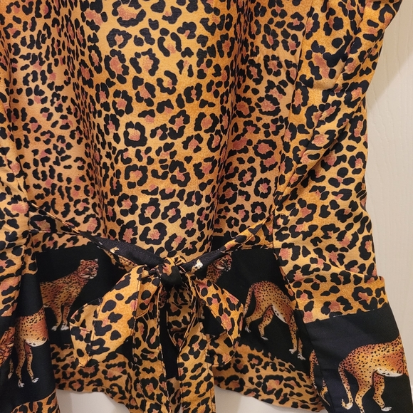 Vintage leopard print sleeveless top - Picture 6 of 7